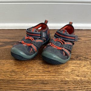 Stride Rite Kids Shoes - Navy and Orange